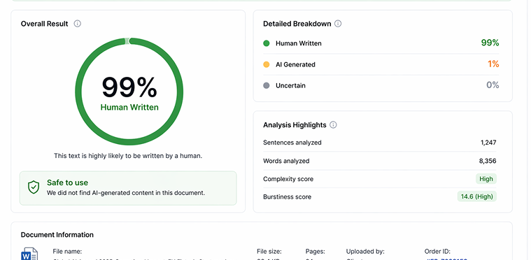 EssayPay dashboard with Writer Assigned status